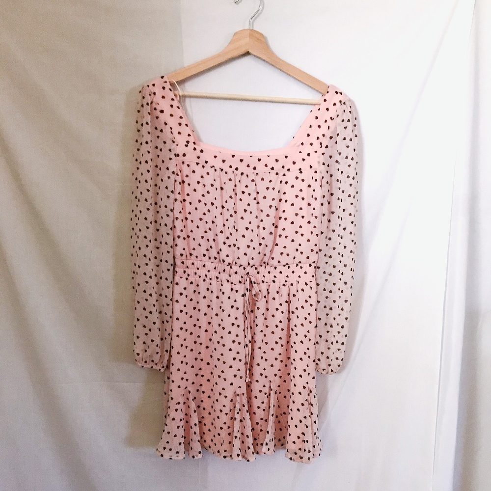 mi ami // pink sweetheart dress